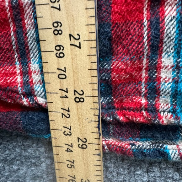 Denim Supply Ralph Lauren Flannel Shirt Men's M al Plaid Long Sleeve Pockets - Picture 7 of 10